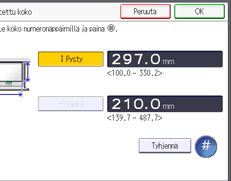 Käyttöpaneelin näyttö