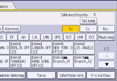 Käyttöpaneelin näyttö