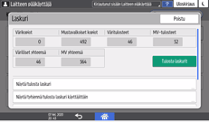 Käyttöpaneelin näyttö