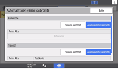 Käyttöpaneelin näyttö