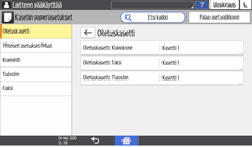 Käyttöpaneelin näyttö