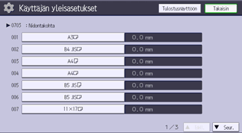 Käyttöpaneelin näyttö