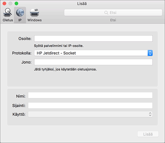 Kuva ohjaimen näytöstä