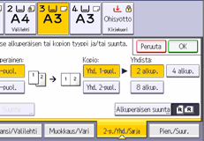 Käyttöpaneelin näyttö
