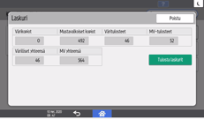 Käyttöpaneelin näyttö
