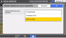 Käyttöpaneelin näyttö