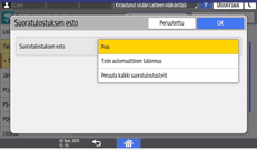 Käyttöpaneelin näyttö