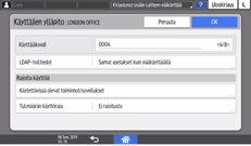 Käyttöpaneelin näyttö