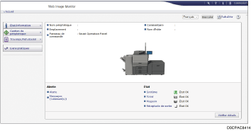 Illustration de la page du navigateur Web
