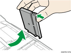 Illustration du guide arrière