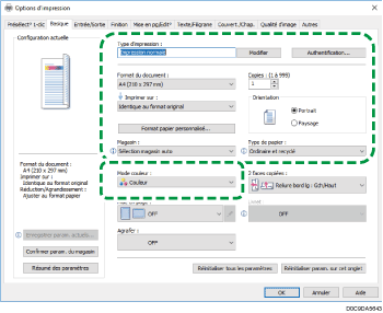 Illustration de l'écran Pilote