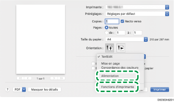 Illustration de l'écran Pilote