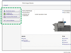 Illustration de la page du navigateur Web