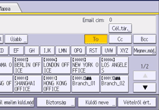 A kezelőpanel ismertetése