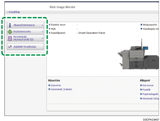 Webböngésző képernyőjének illusztrációja