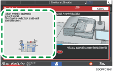 A kezelőpanel ismertetése
