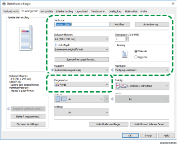 Illustrasjon av driverskjerm