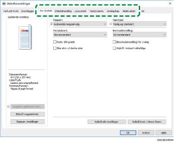 Illustrasjon av driverskjerm