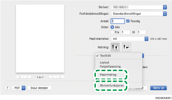 Illustrasjon av driverskjerm