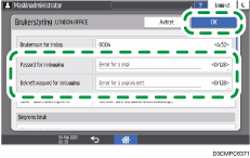 Illustrasjon av betjeningspanelet