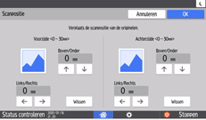 Afbeelding van bedieningspaneel