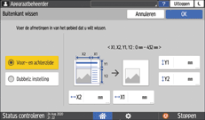 Afbeelding van bedieningspaneel
