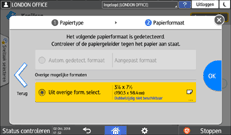 Afbeelding van bedieningspaneel