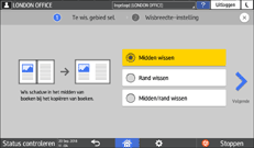 Afbeelding van bedieningspaneel