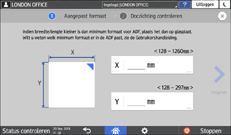 Afbeelding van bedieningspaneel
