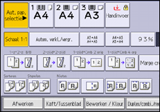 Afbeelding van bedieningspaneel