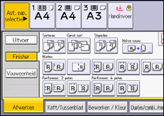Afbeelding van bedieningspaneel