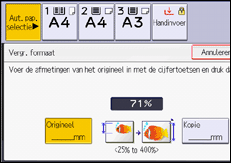 Afbeelding van bedieningspaneel