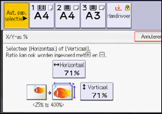 Afbeelding van bedieningspaneel
