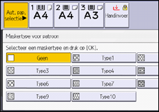 Afbeelding van bedieningspaneel