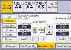 Afbeelding van bedieningspaneel