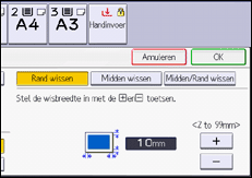 Afbeelding van bedieningspaneel
