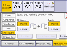 Afbeelding van bedieningspaneel