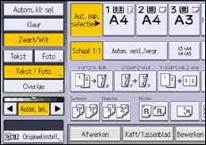 Afbeelding van bedieningspaneel