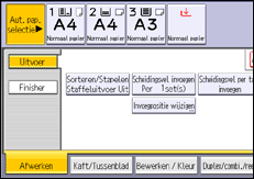 Afbeelding van bedieningspaneel