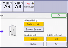 Afbeelding van bedieningspaneel