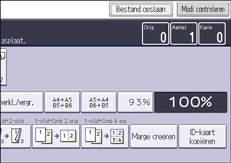 Afbeelding van bedieningspaneel