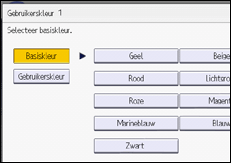 Afbeelding van bedieningspaneel