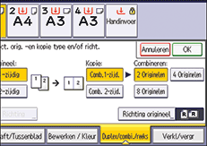 Afbeelding van bedieningspaneel
