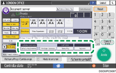 Afbeelding van bedieningspaneel