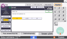 Afbeelding van bedieningspaneel