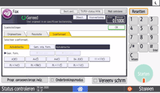 Afbeelding van bedieningspaneel