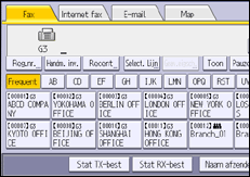 Afbeelding van bedieningspaneel