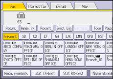 Afbeelding van bedieningspaneel