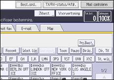 Afbeelding van bedieningspaneel