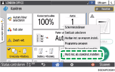 Afbeelding van bedieningspaneel